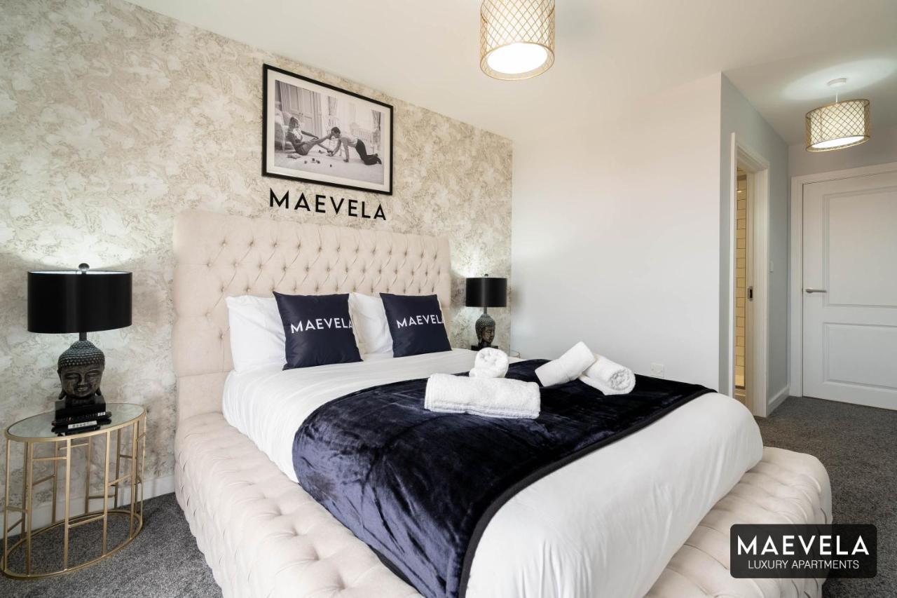 Maevela Apartments - Luxury Top Floor Penthouse - With Parking - 2 Bedroom New Build Apartment ✪ City Centre, Digbeth ✓ With Huge Patio Sliding Doors - City View - Rooftop Terrace - Ps4 & Smart Tv'S Birmingham Exterior photo
